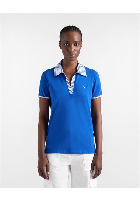 MAGLIA A POLO CON DETTAGLI RIGHE HARMONT & BLAINE | Maglia | LMQDD2020862844